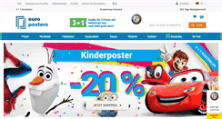 Desktop Screenshot of europosters.de